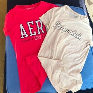 Aeropostale, 2 medium women short sleeve soft good cond